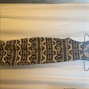 Express Aztec midi dress